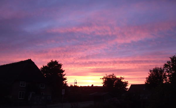 Abendhimmel am 14. Juni 2013