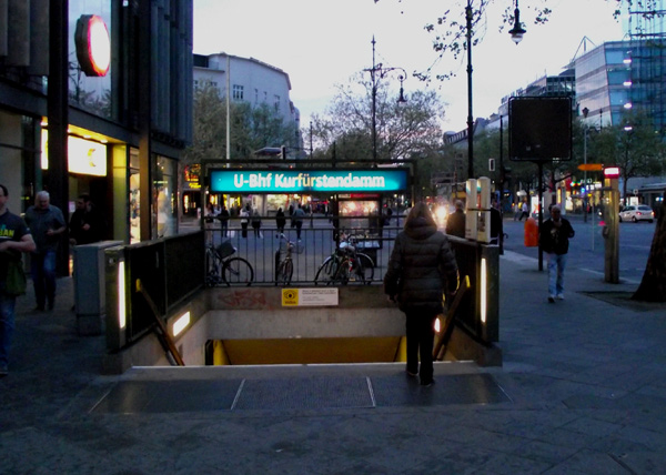 Kurf�rstendamm am Abend