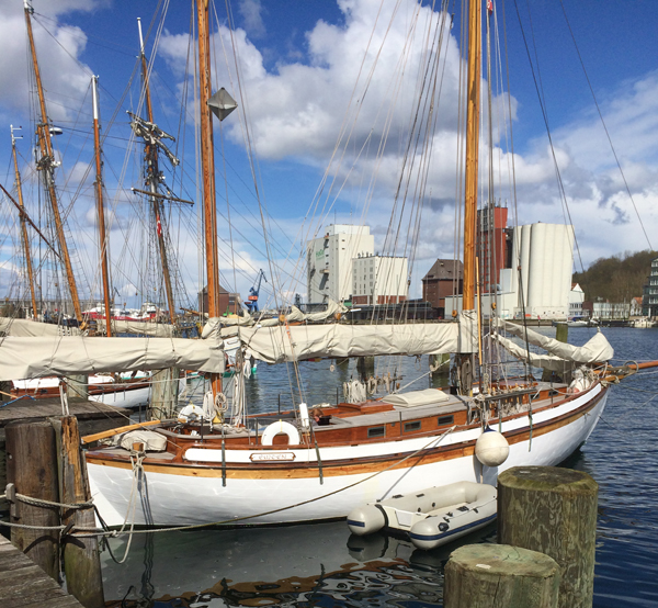 Flensburg postkartenblau