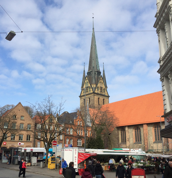 Blick auf den S&uuml;dermarkt