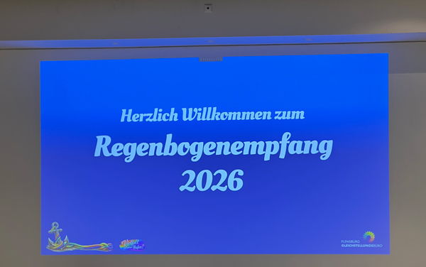 Regenbogen-Empfang