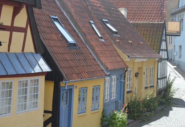 alte H&auml;user in Sonderburg