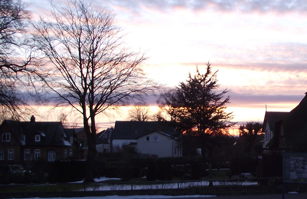 Sonnenuntergang- Wolkenspiel